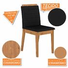 Mesa Com 4 Cadeiras Qatar 1,20 Cin/pre/preto - Móveis Arapong