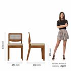 Mesa Com 4 Cadeiras Redonda C/vidro Santorini Fre/off/corino