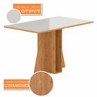 Mesa Com 4 Cadeiras Senegal 1,36 Cin/off Whit/bege - Móveis A