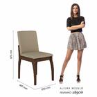 Mesa Com 4 Cadeiras Trevi 1,36 Imb/preto/bege - Móveis Arapon