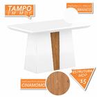 Mesa Com 4 Cadeiras Turim 1,36 Branco/cina/capuccin - Móveis
