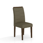 Mesa Com 6 Cadeiras 1,60 Ávila Imbuia/preto/capucci - Móveis