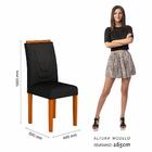 Mesa Com 6 Cadeiras 1,60 Maldivas Preto Fosco/cin/preto - M.