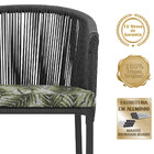 Mesa Com 6 Cadeiras De Jantar Roma 120cm E Noronha Em Alumíni