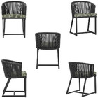 Mesa Com 6 Cadeiras De Jantar Roma 120cm E Noronha Em Alumíni