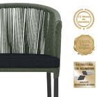 Mesa Com 6 Cadeiras De Jantar Roma 120cm E Noronha Em Alumíni