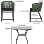 Mesa Com 6 Cadeiras De Jantar Roma 120cm E Noronha Em Alumíni