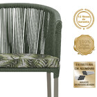 Mesa Com 6 Cadeiras De Jantar Roma 120cm E Noronha Em Alumíni