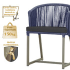 Mesa Com 6 Cadeiras De Jantar Roma 120cm E Noronha Em Alumíni