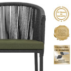 Mesa Com 6 Cadeiras De Jantar Roma 120cm E Noronha Em Alumíni