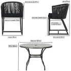 Mesa Com 6 Cadeiras De Jantar Roma 120cm E Noronha Em Alumíni