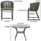 Mesa Com 6 Cadeiras De Jantar Roma 120cm E Noronha Em Alumíni