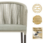 Mesa Com 6 Cadeiras De Jantar Roma 120cm E Noronha Em Alumíni