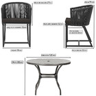 Mesa Com 6 Cadeiras De Jantar Roma 120cm E Noronha Em Alumíni