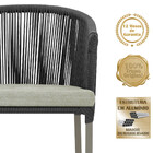 Mesa Com 6 Cadeiras De Jantar Roma 120cm E Noronha Em Alumíni