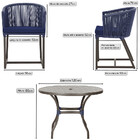 Mesa Com 6 Cadeiras De Jantar Roma 120cm E Noronha Em Alumíni