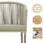 Mesa Com 6 Cadeiras De Jantar Roma 120cm E Noronha Em Alumíni