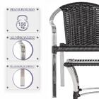 Mesa Com 6 Cadeiras Em Aluminio E Fibra Sintetica Tóquio, Are