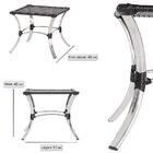 Mesa Com 6 Cadeiras Em Aluminio E Fibra Sintetica Tóquio, Are