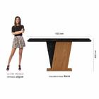 Mesa Com 6 Cadeiras Qatar 1,60 Cin/carraro Pre/bege - Móveis