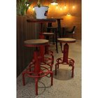 Mesa Com Ajuste De Altura Industrial Comodoro Rivatti Vermelho