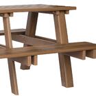 Mesa Com Banco Para Churrasqueira Madeira Plástica 2 M Ip - I