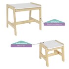 Mesa Com Banqueta Infantil Madeira Maciça/mdf Castelo Casatem