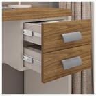 Mesa Com Gaveteiro Escritório 90 Cm Marrom Studio Caemmun