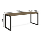 Mesa Com Gaveteiro Escritório Home Office 1,5m 2 Gavetas Kapp