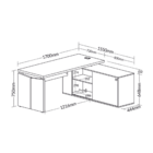 Mesa Com Nichos Honduras Freijó Branco