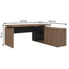 Mesa Com Nichos Honduras Nogal Preto