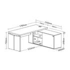 Mesa Com Nichos Honduras Nogal Preto