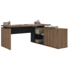 Mesa Com Nichos Honduras Nogal Preto