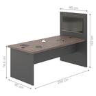 Mesa Com Painel Clat Freijo Preto
