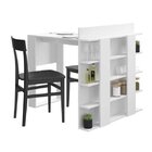 Mesa Com Painel Multiuso 2 Lugares  Branco Tx/branco Tx
