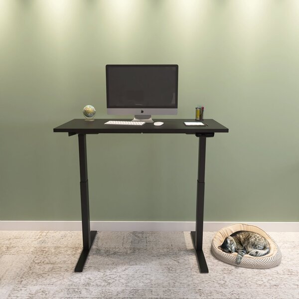 Mesa Com Regulagem De Altura Elétrica Escrivaninha 120cm Mee1