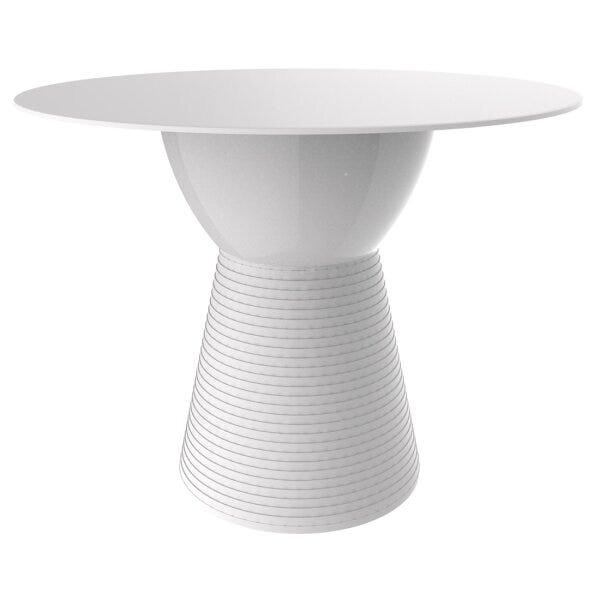 Mesa Com Tampo Pp Sili  Branco