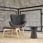 Mesa Com Tampo Pp Sili  Cinza Mushroom