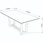 Mesa Com Tampo Vidro 200cm Louise Sonetto