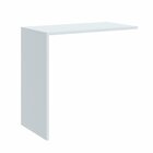 Mesa Complementar Office Requinte+ 100% 80cm Branco Line Bran