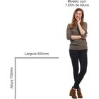 Mesa Complementar Office Requinte+ 100% 80cm Macadâmia Macadâ