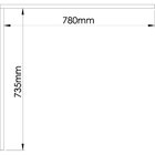 Mesa Complementar Office Requinte+ 100% Mdf Macadâmia