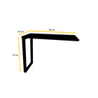 Mesa Complemento 90x45 Pandin P25tub - Preto