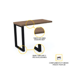 Mesa Complemento 90x45 Pandin Pe40tub - Walnut