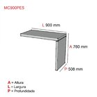 Mesa Complemento Pe50 90cm