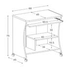 Mesa Computador Ditália Mc-153 Branco