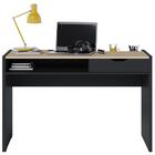 Mesa Computador Escrivaninha Preto Fosco Tauari Nobre