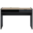 Mesa Computador Escrivaninha Preto Fosco Tauari Nobre