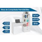 Mesa Computador Permobili Elisa Com Gavetas - Mel
