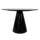 Mesa Cone 100cm Laqueada Preto